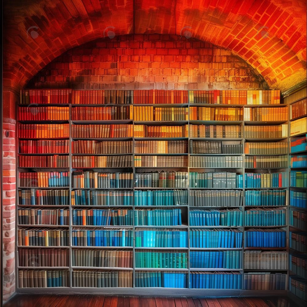 School Library Photography Backdrop GBSX-99893