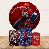Spider Hero Custom Round Backdrop With Plinths AS-DLZ-b84e4c