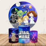 Galactic Adventures Custom Round Backdrop With Plinths AS-DLZ-2cbbf5