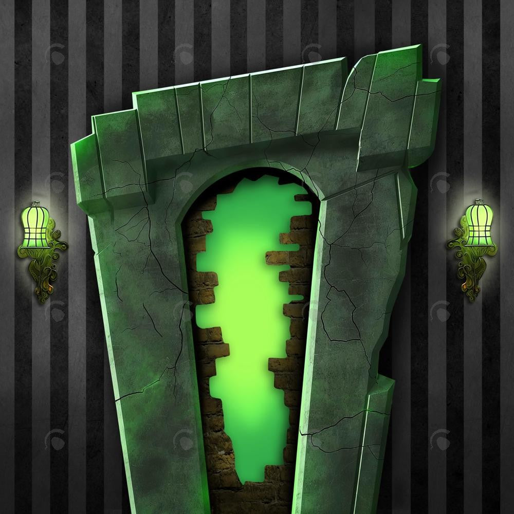 Allenjoy Strange Unusual Fireplace Photography Backdrop Gbsx-00742
