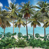 Allenjoy Summer Beach Plam Trees Photography Backdrop Gbsx-00601