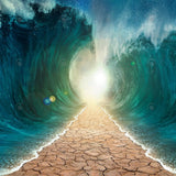 Allenjoy Summer Giant Waves Photography Backdrop Gbsx-00416