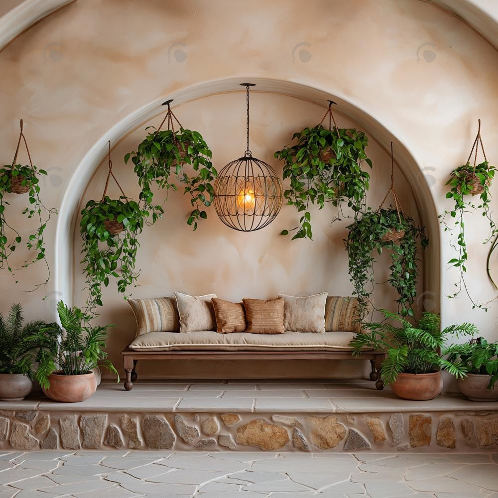 Summer Indoor Arched Wall Photography Backdrop GBSX-99925
