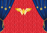 Allenjoy Supergirl Birthday Photography Backdrop Gbsx-00345