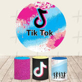 Dancing Custom Round Backdrop With Plinths AS-DLZ-559361