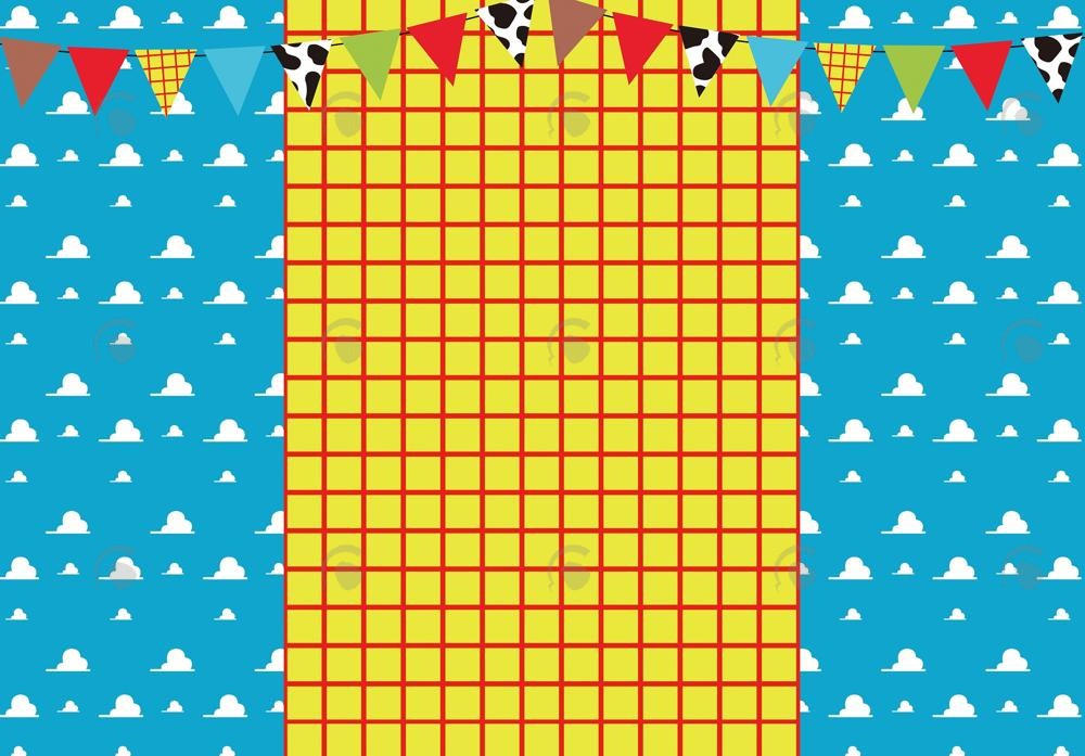 Allenjoy Toy Theme Cake Smash Photography Backdrop Gbsx-00927