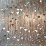 Allenjoy Valentine Hugs Kisses And Sparkle Heart Photography Backdrop Gbsx-01404