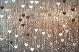 Allenjoy Valentine Hugs Kisses And Sparkle Heart Photography Backdrop Gbsx-01418