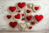 Allenjoy Valentine Love Heart Brick Wall Photography Backdrop Gbsx-01339