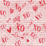 Allenjoy Valentine Pink Birck Wall Photography Backdrop Gbsx-01263