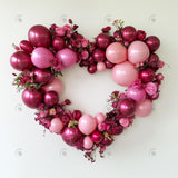 Allenjoy Valentine Pink Heart Flowers Balloons Photography Backdrop Gbsx-01434