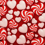 Allenjoy Valentine Red Heart Candies Photography Backdrop Gbsx-01241