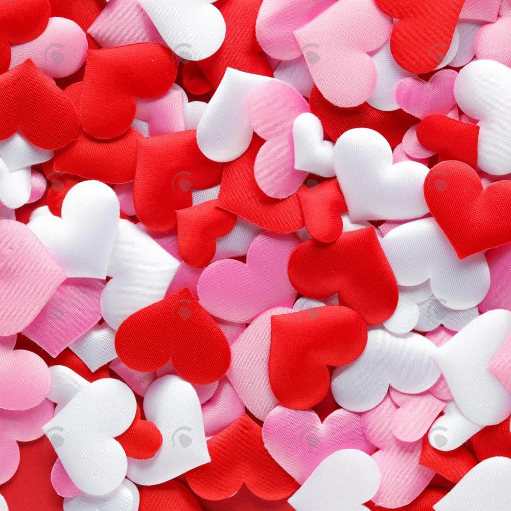 Allenjoy Valentine Red Pink And White Hearts Photography Backdrop Gbsx-01240