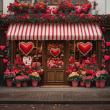 Allenjoy Valentine'S Day Flower Shop Photography Backdrop Gbsx-01231