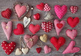 Allenjoy Valentine Vintage Wooden Rustic Hearts Photography Backdrop Gbsx-01239