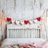 Allenjoy Valentine Wooden Wall Headboard Photography Backdrop Gbsx-01353