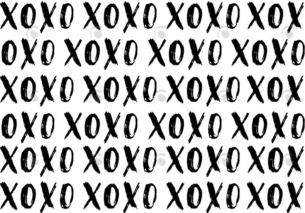 Allenjoy Valentine Xo Pattern Photography Backdrop Gbsx-01277