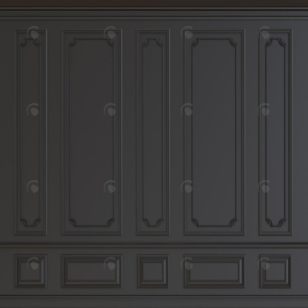 Allenjoy Vintage Black Wall Photography Backdrop Gbsx-00643