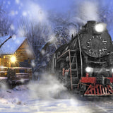 Allenjoy Vintage Steam Train Photography Backdrop Gbsx-01070