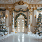 White Retro Grand Palace Photography Backdrop GBSX-99968