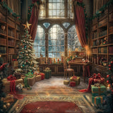 Allenjoy Winter Cabin Wrapping Room Photography Backdrop Gbsx-00196