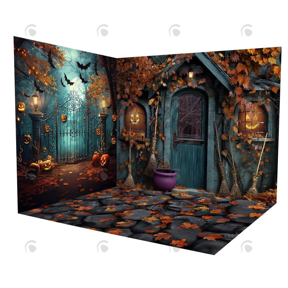 Allenjoy Witch Country Cottage Room Set Backdrop Gbsx-00786&Gbsx-00888&Gbsx-00919