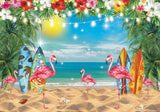 Tropical Summer Island Backdrop
