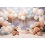 Allenjoy Bear Backdrop We Can Bearly Wait Party Decorations Photo Studio Booth Photoshoot Props