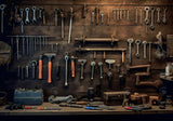 Father'S Day Workshop Garage Backdrop For Boys