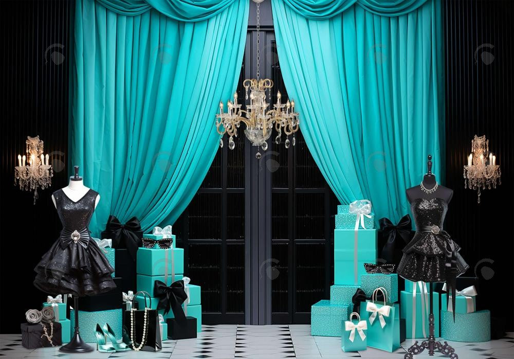 Fashion Jewelry Store Photography Backdrop