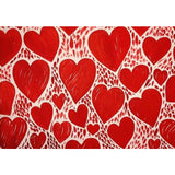 Allenjoy Heart Patterns Photography Backdrop Valentine's Day Love Red Illustration Photo Booth Background