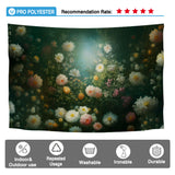 Allenjoy Abstract Floral Cosmos Painting Flower Meadow Spring Secret Garden Photoshoot Background Studio Props