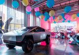 Cybertruck Club Party Balloons Backdrop