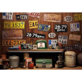 Allenjoy Garage Wall Photography Background Father's Day Car Mechanic Workstyle Portraits Photo Booth Backdrop