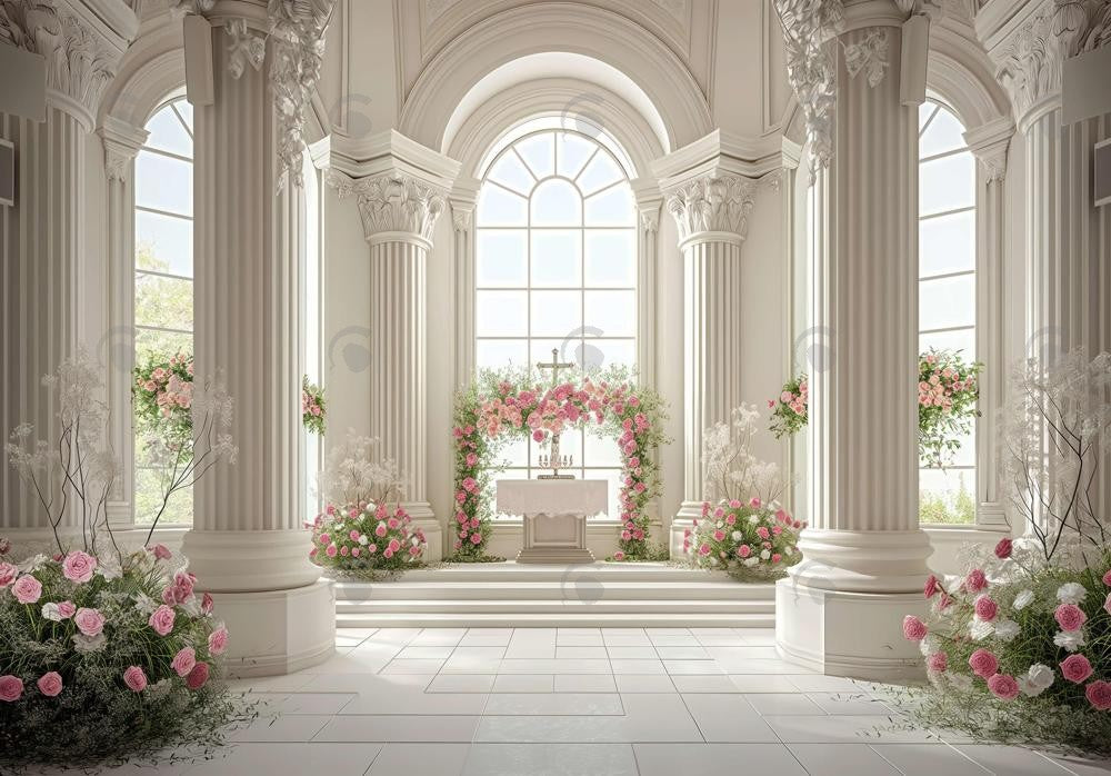 White wedding backdrop 60 photos - Astyledwedding.com