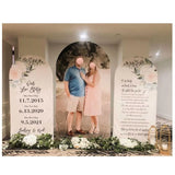 Allenjoy Custom Arched Wall Backdrop Covers Set for Party - Allenjoystudio