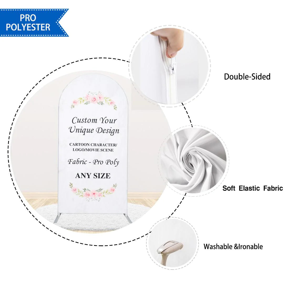 Allenjoy Custom Arched Wall Backdrop Covers Set for Party - Allenjoystudio