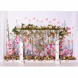Allenjoy Romantic Wildflower with Butterflies for Baby Photography Cake Smash