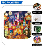 Allenjoy Halloween Pumpkin Castle for Kidsphotoshoot Backdrop - Allenjoystudio