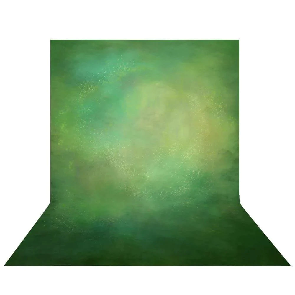 Allenjoy Abstract Foggy Green Old Master Backdrop - Allenjoystudio