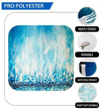 Allenjoy Abstract Blue Shiny Bokeh Glitter Dots Backdrop - Allenjoystudio