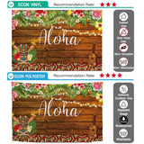 Allenjoy Aloha Tiki Luau Party Tropical Flower Backdrop - Allenjoystudio