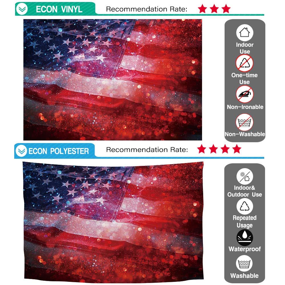 Allenjoy American Flag Backdrops Red Bokeh Backdrop - Allenjoystudio