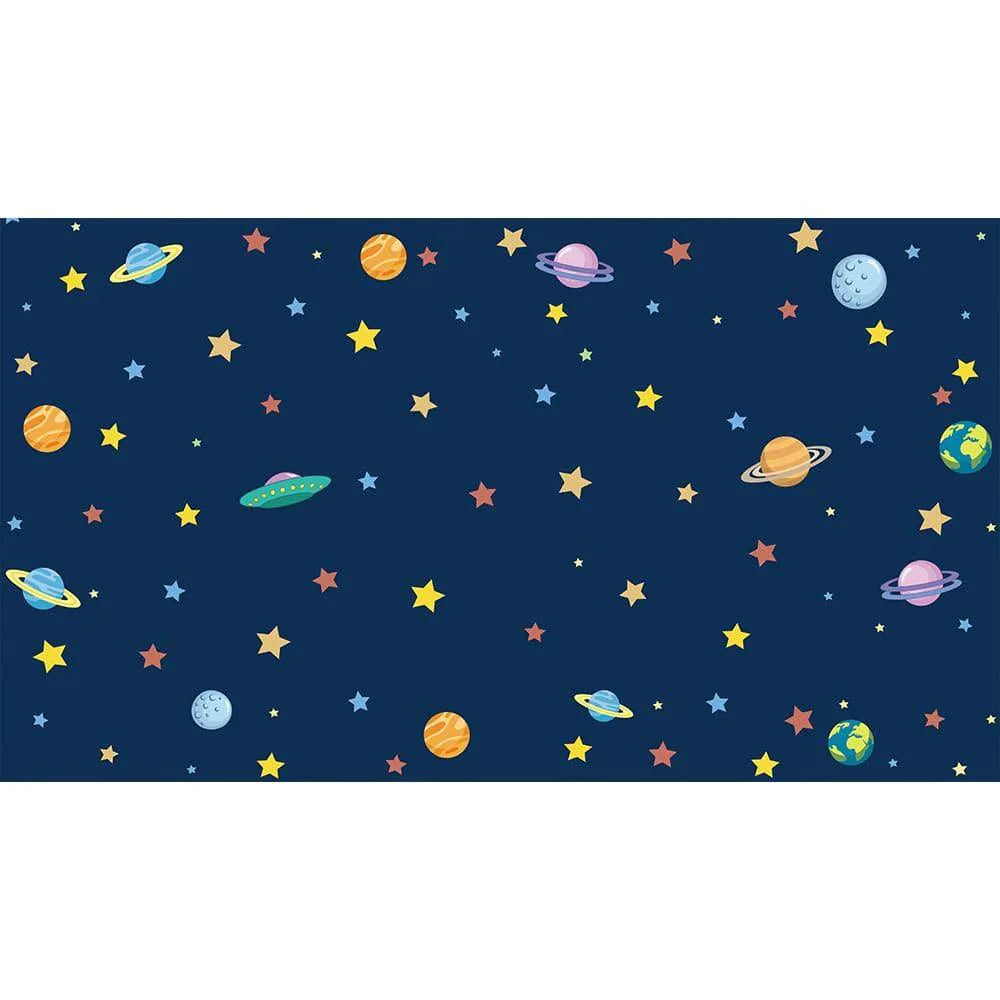 Allenjoy Astronaut Outer Space Backdrop Tablecloth - Allenjoystudio