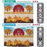 Allenjoy Autum Pumkin Farm Fence Backdrop for Birthday - Allenjoystudio
