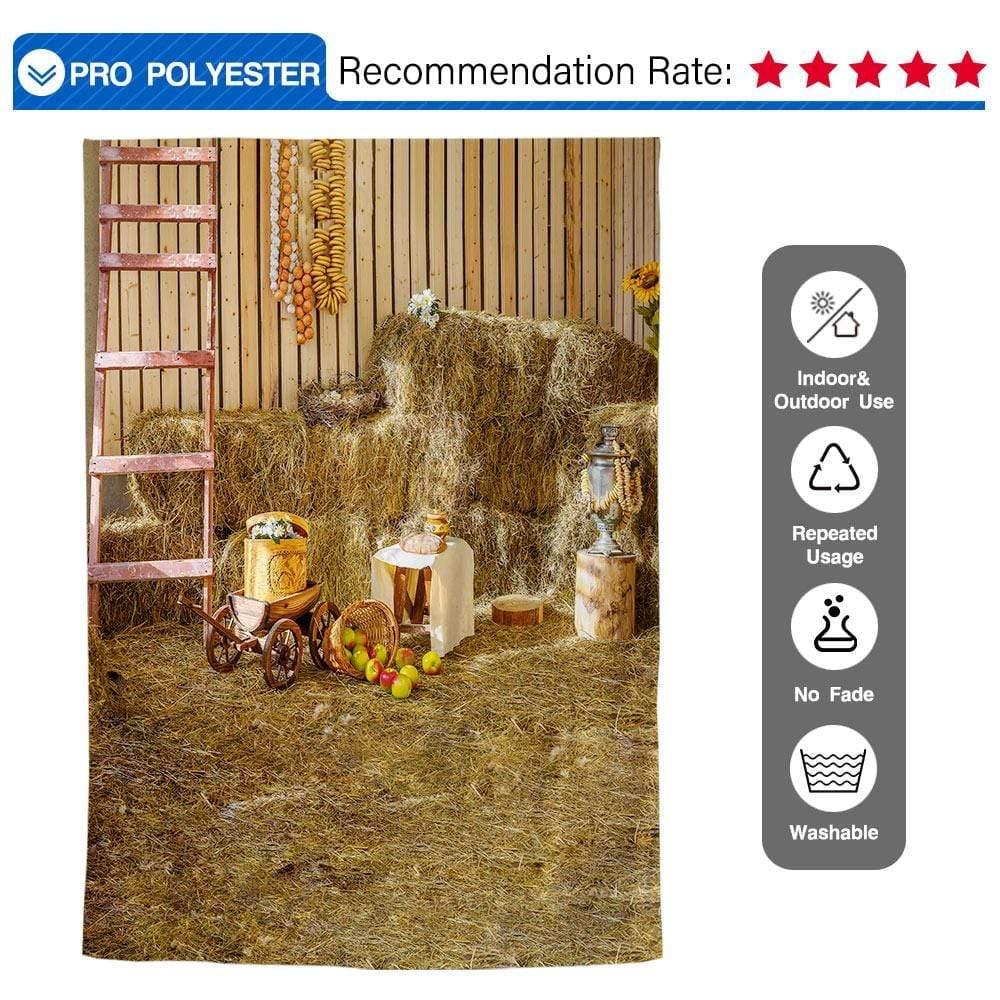 Allenjoy Thanksgiving Day Farm Indoor Barn Backdrop - Allenjoystudio