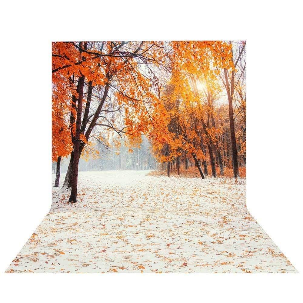 Allenjoy Maple Trail Beautiful Forest Sunshine Backdrop - Allenjoystudio