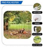 Allenjoy Marple Outdoor Pumpkin on Grass for Family Photography Backdrop - Allenjoystudio