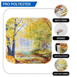 Allenjoy Oil Painting Fall Forest Backdrop Maple Leave Pumpkin - Allenjoystudio