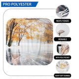 Allenjoy Autumn Natural Frozen River Photography Backdrop - Allenjoystudio